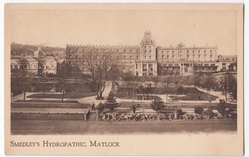 Derbyshire; Smedley's Hydropathic, Matlock PPC, Unposted, c 1920's 