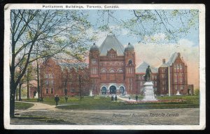 h2550 - TORONTO Ontario Postcard 1925 Parliament Buildings