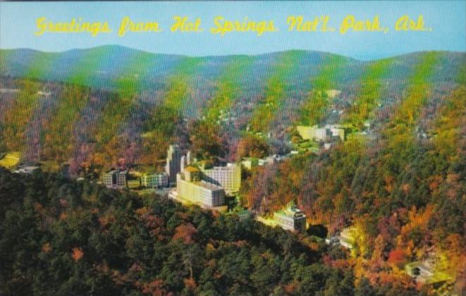 Arkansas Greetings From Hot Springs National Park