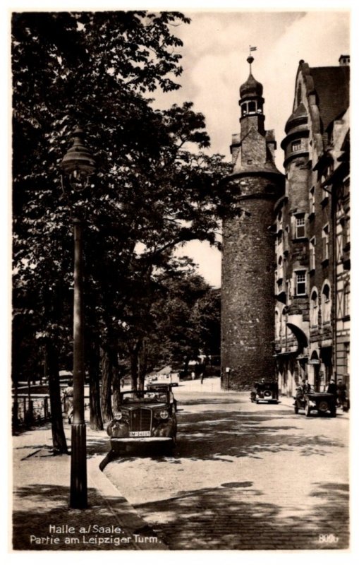 Germany  Halle a./Saale Partie am Leipziger Turm