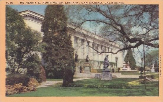 California San Marino The Henry E Huntington Library