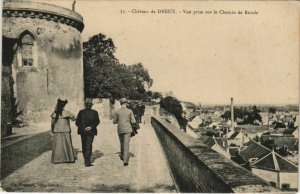 CPA Dreux Le Chateau ,vur prise sur le Chemin de Ronde FRANCE (1155332)