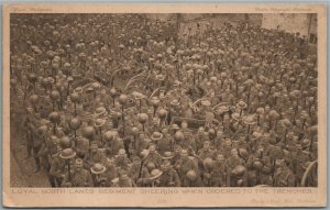 BRITISH LOYAL NORTH LANCASHIRE REGIMENT ANTIQUE POSTCARD