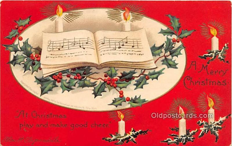 Christmas  Ellen H Clapsaddle International Art Publishing Co. 1908 