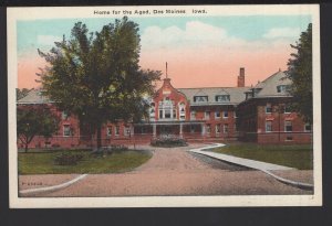 Iowa DES MOINES Home for the Aged Pub by Hyman's News & Book Store ~ WB