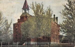 West Plains Missouri College Street View Antique Postcard K64674