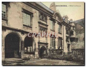 Old Postcard Bourges Hotel Lallemant