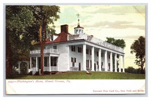 Washington's Home Mount Vernon Va. Virginia Postcard