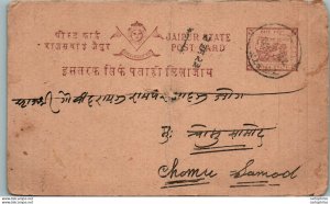 Jaipur Postal Stationery to Chomu