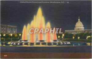 Old Postcard United States Capitol and Fountain Washington DC