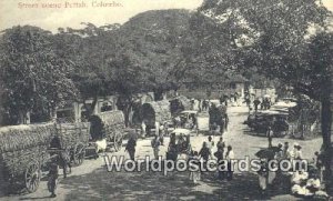 Street Scene Pettah Colombo Ceylon, Sri Lanka Unused 