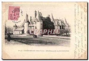 Thenezay - Chateau de la Rochefaton - Old Postcard