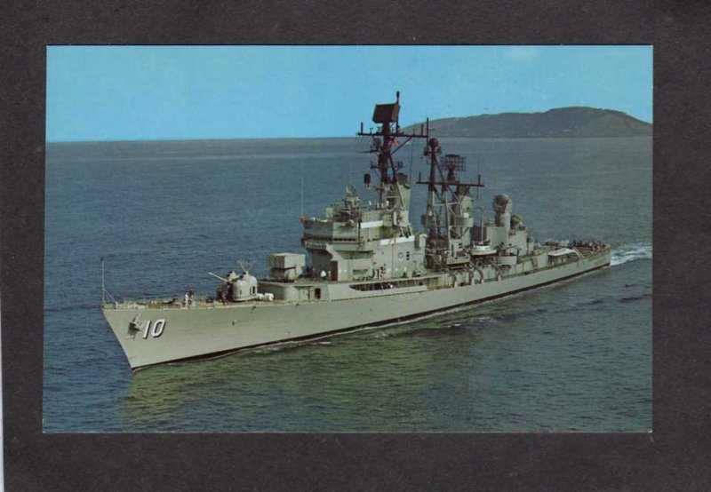 USS King DLG - 10 Naval Ship, US U.S. Navy, Military Postcard Frigate