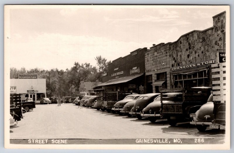 Gainesville MO Johnson Store~Hardware~Seidlitz Paints~McDonald Foods~Apex~RPPC