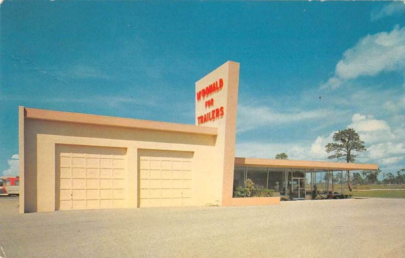 Bradenton Florida McDonald for Trailers Dealerships Vintage Postcard AA21290