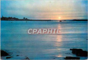 Modern Postcard St Jean de Luz Ocean Sunset