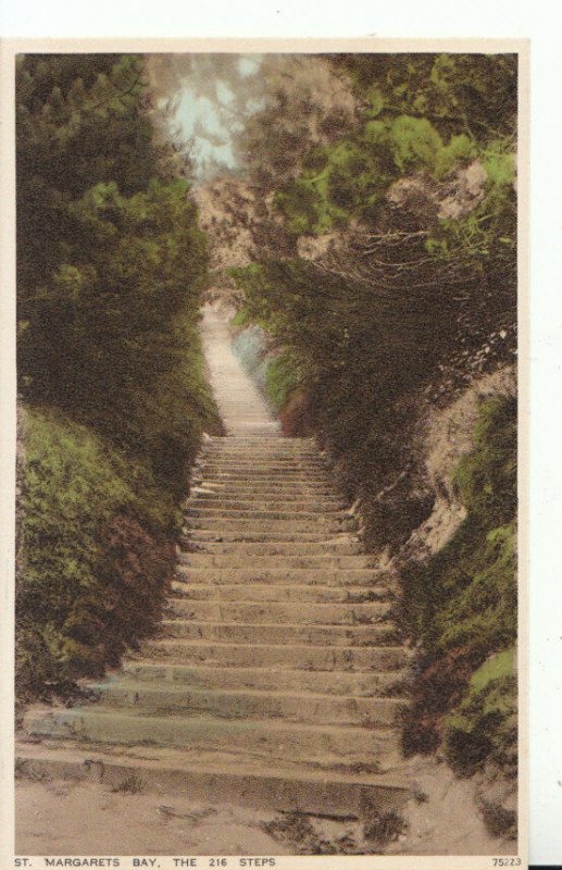 Kent Postcard - St Margarets Bay - The 216 Steps - Ref 16568A