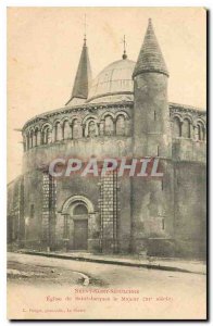 Postcard Old Neuvy Saint Sepulcher Church of Saint Jacques the Major XI century