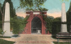 Vintage Postcard 1910's Tomb of George Washington Mount Vernon Virginia VA