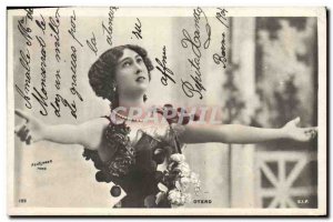 Old Postcard Fantasy Theater Woman Otero