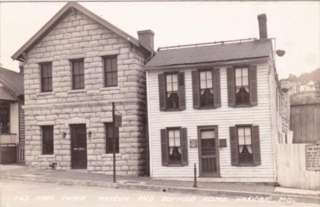 Mark Twain Museum and Boyhood Home Hannibal Missouri Real Photo