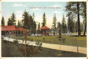 Blackwell Park, Coeur d'Alene, Idaho c1910s M. Rieder Vintage Postcard