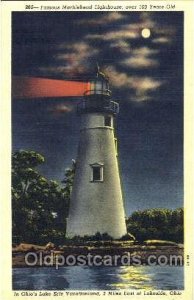 Lakeside, Ohio Light House Lighthouse Unused 