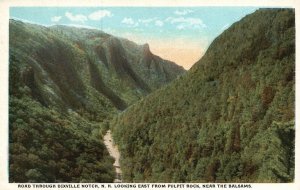 Road Dixville Notch NH From Pulpit Rock Near The Balsams Vintage Postcard c1930