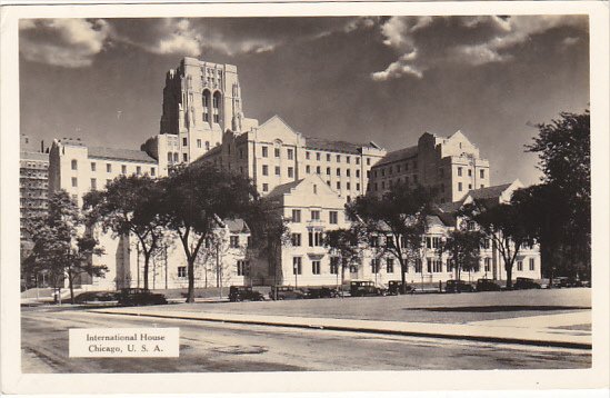 Illinois Chicago International House Real Photo