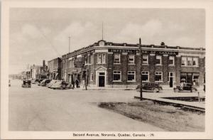 Second Avenue Noranda Quebec QC Imperial Bank Heuhnergards Unused Postcard D71