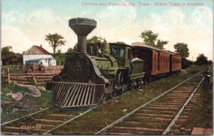 Carillon & Granville Railway Train 'Oldest Train in America' Unused Postcard E28