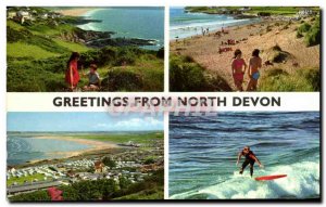 Old Postcard Greetings From North Devon