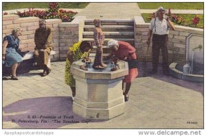 Florida Saint Petersburg Fountain Of Youth 1957