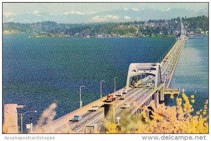 Washington Seattle Lake Washington Floating Bridge