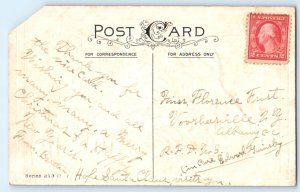 Santa Claus Christmas Postcard Telephone