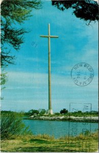 Beacon Faith Cross Mission Nombre Dios St Augustine FL Florida Postcard PM WOB 