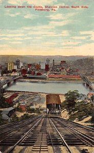 Looking down the Castle, Shannon Incline Pittsburgh Pennsylvania, PA