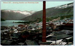 NELSON, B.C. British Columbia Canada  SMELTER, KOOTENAY LAKE 1912  Postcard