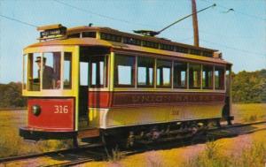 New York City Union Railway Trolley No 316 Branford Trolley Museum Connecticut