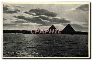 Postcard Ancient Egypt Egypt Cairo The pyramids of Giza