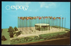 Canada expo67 MONTREAL United Nations Pavilion Chrome