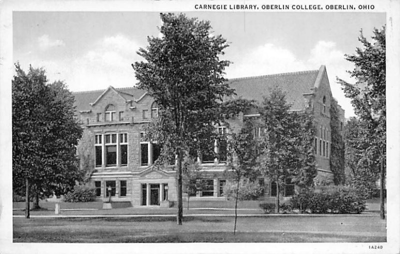 Carnegie Library, Oberlin College Oberlin, Ohio OH