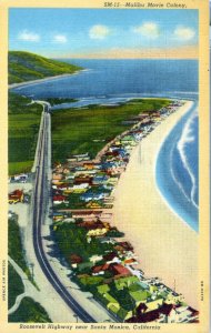 [C.T. Art] US California Santa Monica - Roosevelt Highway, Malibu Movie Colony