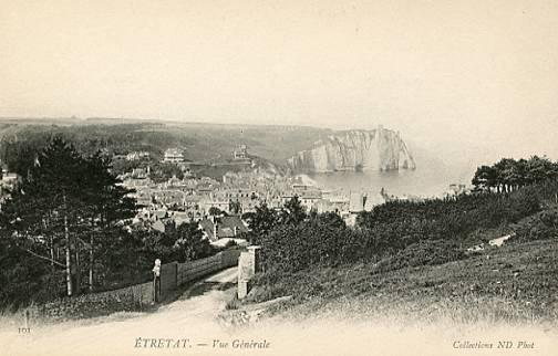 France - Etretat, General View of Village