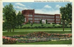 Southeastern Junior High School - Battle Creek, Michigan MI Postcard