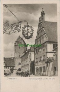 Germany Postcard - Dinkelsbuhl, Rothenburger-Strasse Und Tor Mit Spital  RS28294