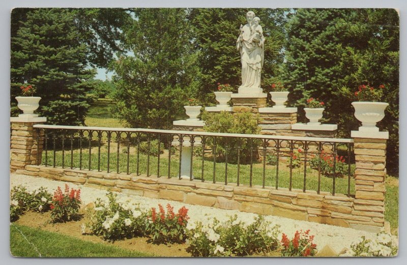 Philadelphia Pennsylvania~St Joseph Garden @ Nazareth Hospital~Vintage Postcard 