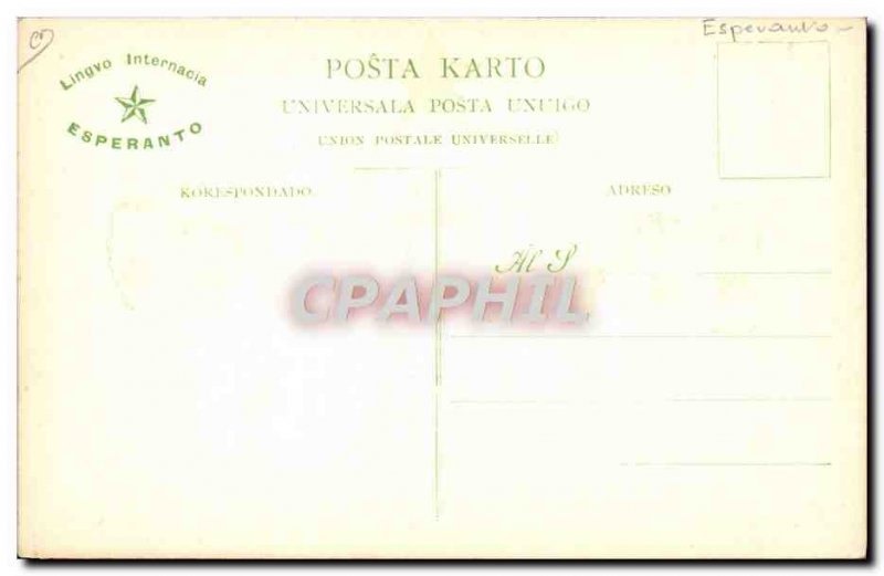 Old Postcard Esperanto