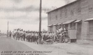 Military World War I Era Veterinary School A Shot In The Arm Camp Lee Virginia