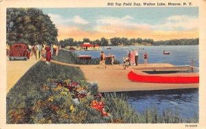 Hill Top Field Day Monroe, New York Postcard